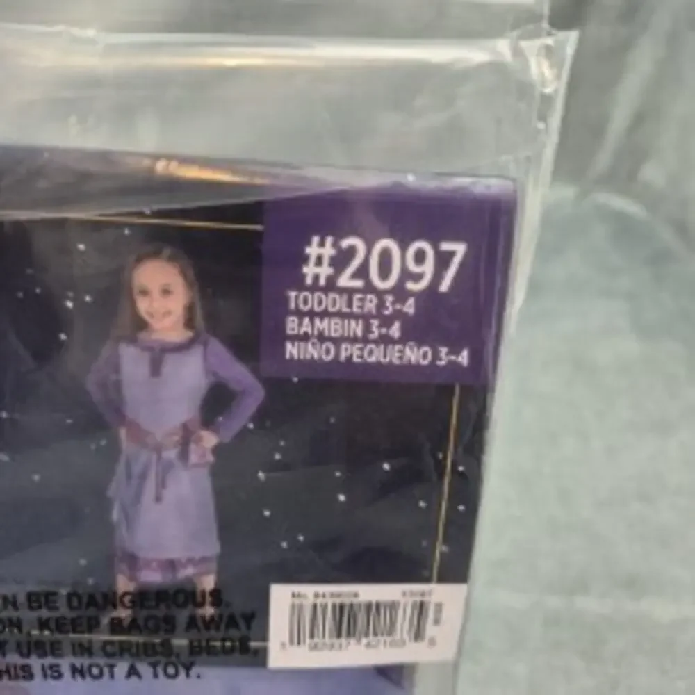 Disney Wish Movie Asha’s Adventure Role Play Costume Halloween Dress NEW - Picture 3 of 6